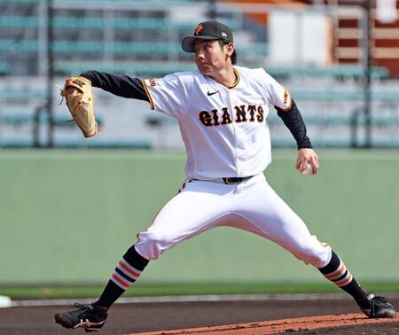 広島との練習試合に先発した竹丸