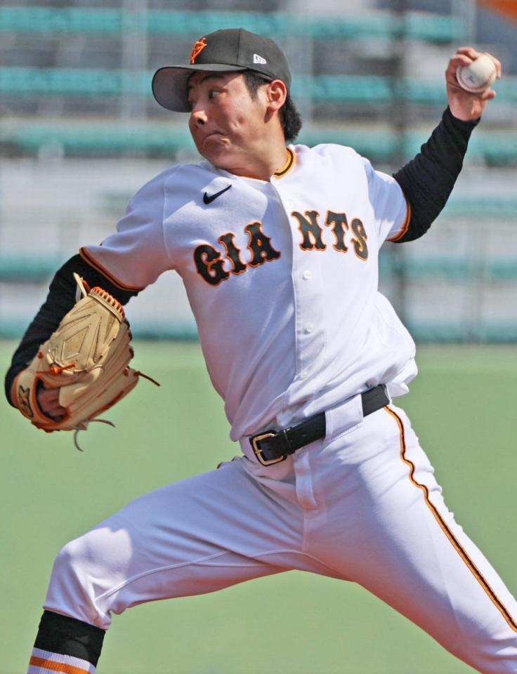 広島との練習試合に先発した竹丸