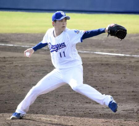 中日・ドラ１中西　上々実戦デビュー　わずか８球三者凡退「それなりに投げられた」