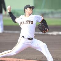 ライブＢＰに登板した則本（撮影・開出牧）