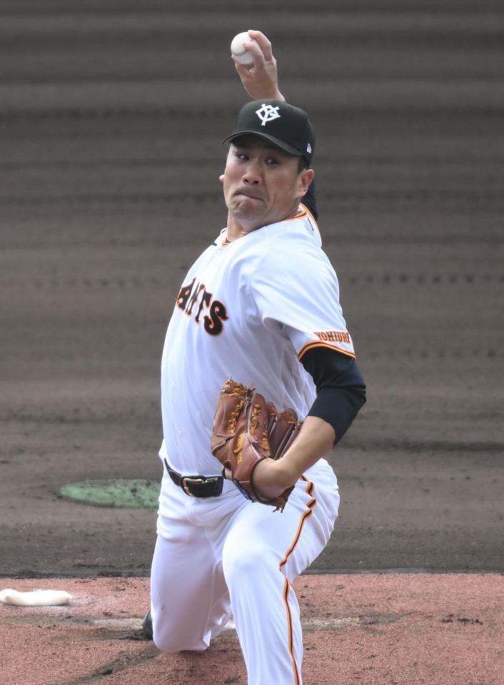 ライブＢＰに登板した田中将（撮影・開出牧）