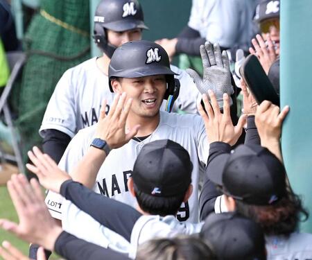 ロッテ・井上　阪神から移籍後“初アーチ”「打った瞬間」特大２ラン