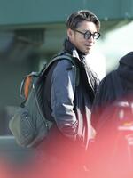 侍ジャパンキャンプを訪れた鳥谷敬氏＝ひなたサンマリンスタジアム宮崎（撮影・伊藤笙子）