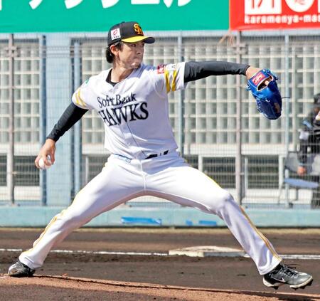 ソフトバンク・上沢　紅白戦初登板　１回無失点ながら２安打＆四球「ここから少しずつ納得できる直球を」