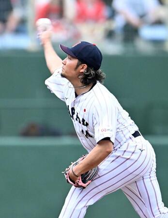 ２番手で登板し、力投する伊藤