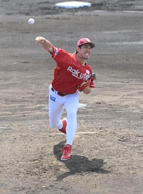 楽天 前田健太が2回3安打2失点も「イメージは悪くなかった