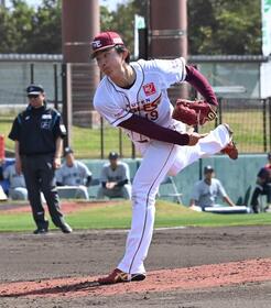 ３回２安打無失点の好投を見せた荘司（撮影・持木克友）