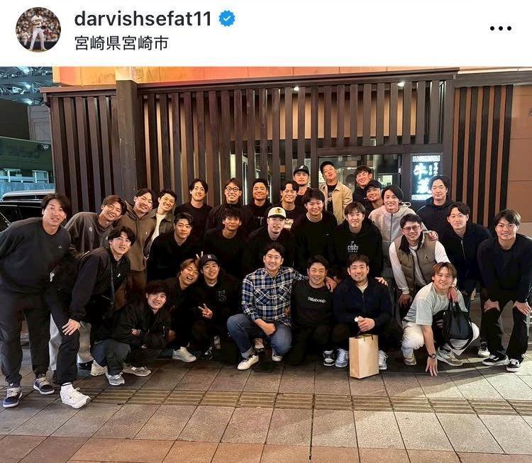 ダルビッシュ有インスタグラム（ｄａｒｖｉｓｈｓｅｆａｔ１１）より