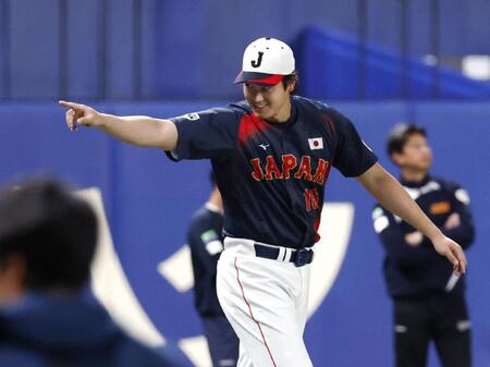 　ＷＢＣ日本代表に合流し、練習に参加した大谷