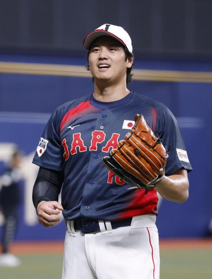 　ＷＢＣ日本代表に合流し、練習に参加した大谷