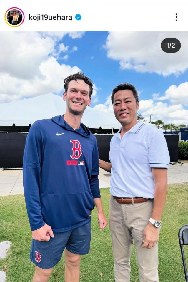 上原浩治氏のインスタグラム（＠ｋｏｊｉ１９ｕｅｈａｒａ）から