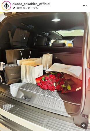 Ｔ-岡田氏インスタグラム（ｏｋａｄａ＿ｔａｋａｈｉｒｏ＿ｏｆｆｉｃｉａｌ）より