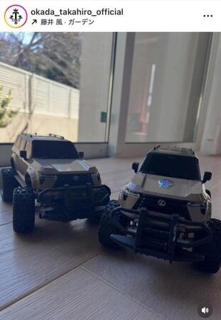 Ｔ-岡田氏インスタグラム（ｏｋａｄａ＿ｔａｋａｈｉｒｏ＿ｏｆｆｉｃｉａｌ）より