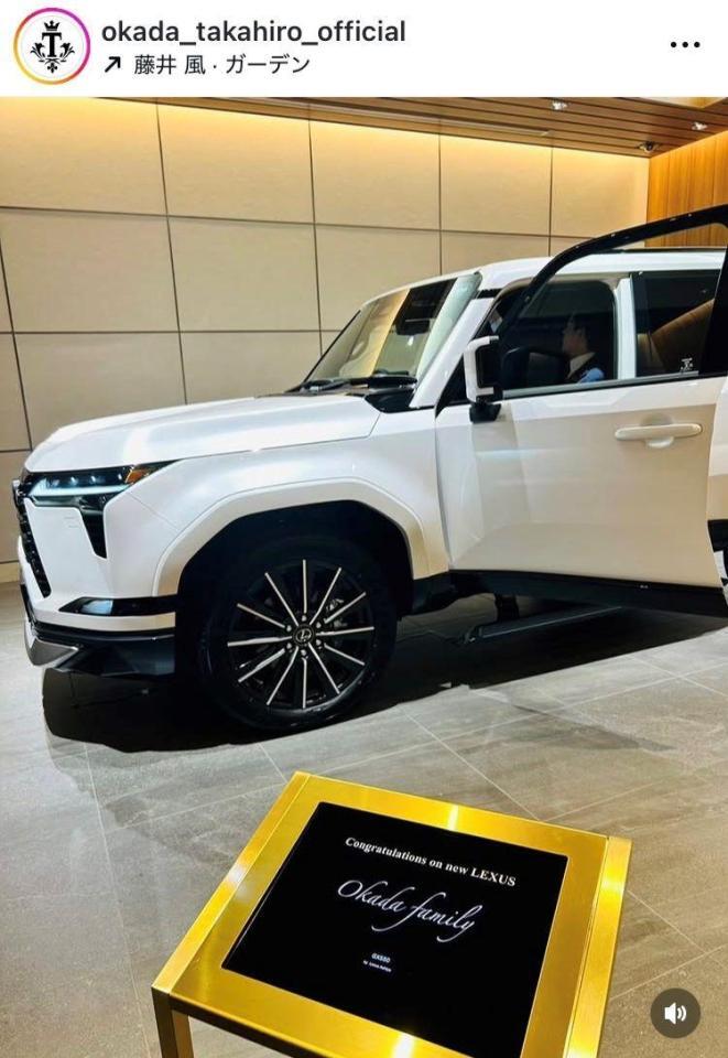 Ｔ-岡田氏インスタグラム（ｏｋａｄａ＿ｔａｋａｈｉｒｏ＿ｏｆｆｉｃｉａｌ）より