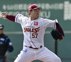 　４回途中無失点だった滝中