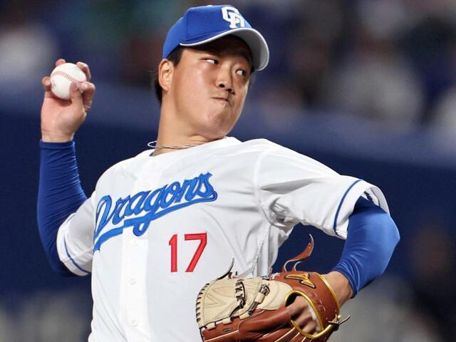 中日・柳が開幕投手！自身2度目 侍ジャパン戦4失点も井上監督信頼