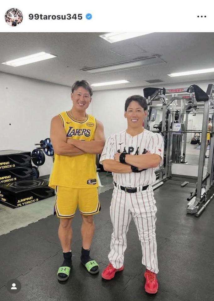 オリックス・杉本のインスタグラム（＠９９ｔａｒｏｓｕ３４５）から