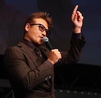 トークショーで今シーズンの抱負を語る新庄監督（撮影・中島達哉）