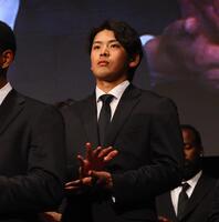 北海道日本ハムファイターズ２０２６シーズン開幕スペシャルパーティに出席した野村（撮影・中島達哉）