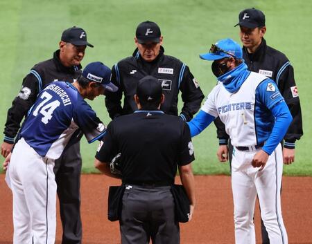 日本ハム・新庄監督「今年は握手でいいかな」西武・西口監督と恒例のハイタッチせず「5年目で大人になったw」