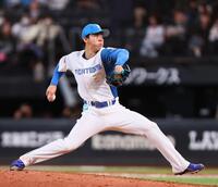 ８回から登板した大川（撮影・中島達哉）