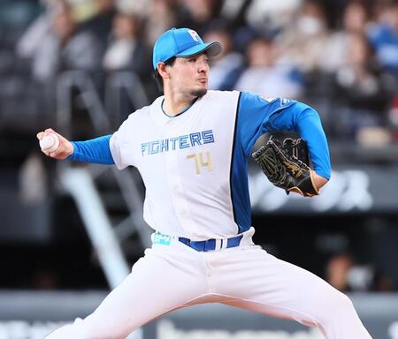 ２回、力投する有原（撮影・中島達哉）