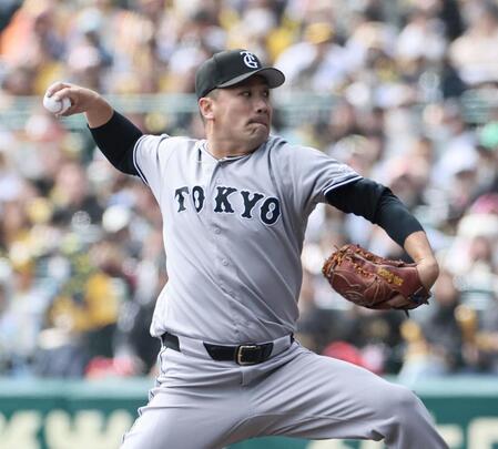 先発し、投げ込む田中将（撮影・田中太一）