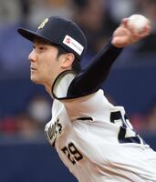 先発の田嶋（撮影・坂部計介）