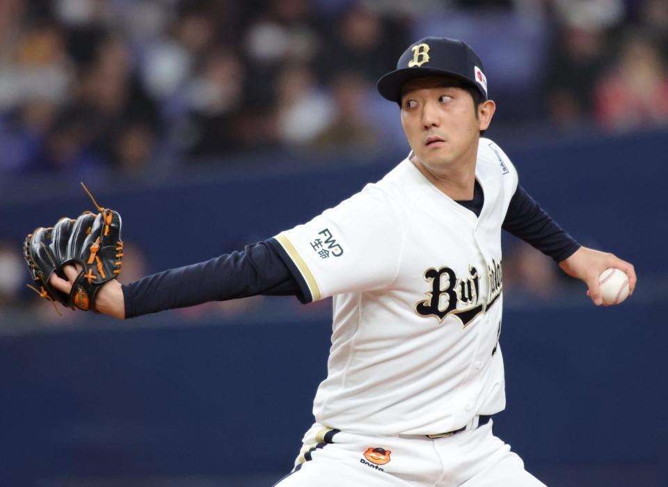 オリックス先発のオリックス・田嶋大樹（撮影・坂部計介）