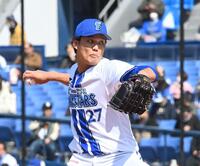 力投する藤浪晋太郎（撮影・園田高夫）