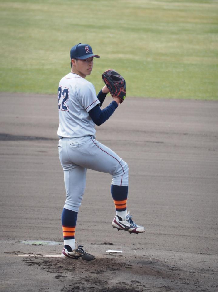 立命大　有馬伽久投手