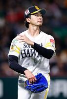 ７回途中１失点だったソフトバンク・上沢