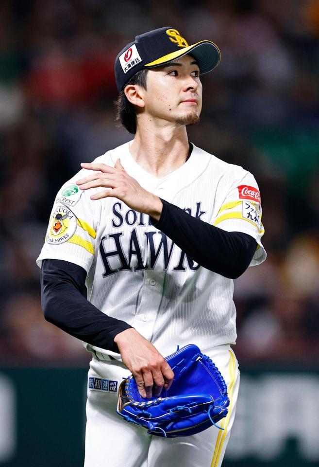 ７回途中１失点だったソフトバンク・上沢