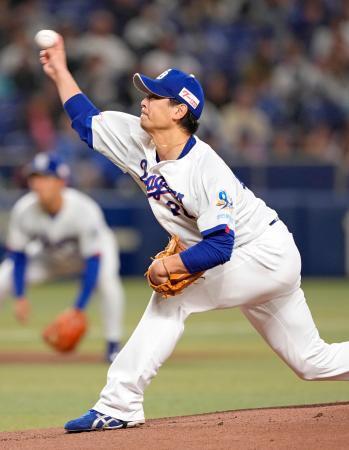 　５回２安打無失点と好投した中日・涌井＝バンテリンドーム