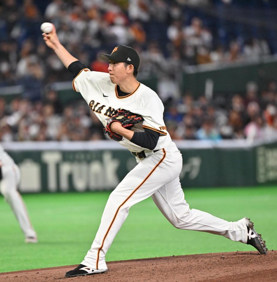 ヤクルトとのオープン戦に先発した戸郷