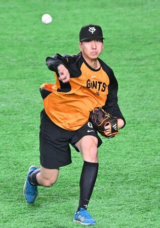 チームに合流し試合前練習に参加した大勢