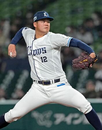 楽天とのオープン戦に先発した渡辺