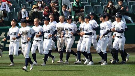 中京大中京に敗れた阿南光ナイン（撮影・中田匡峻）