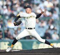 力投する崇徳・徳丸凜空（撮影・開出牧）