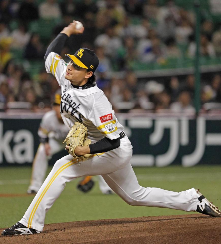 　中日戦に先発した徐若熙