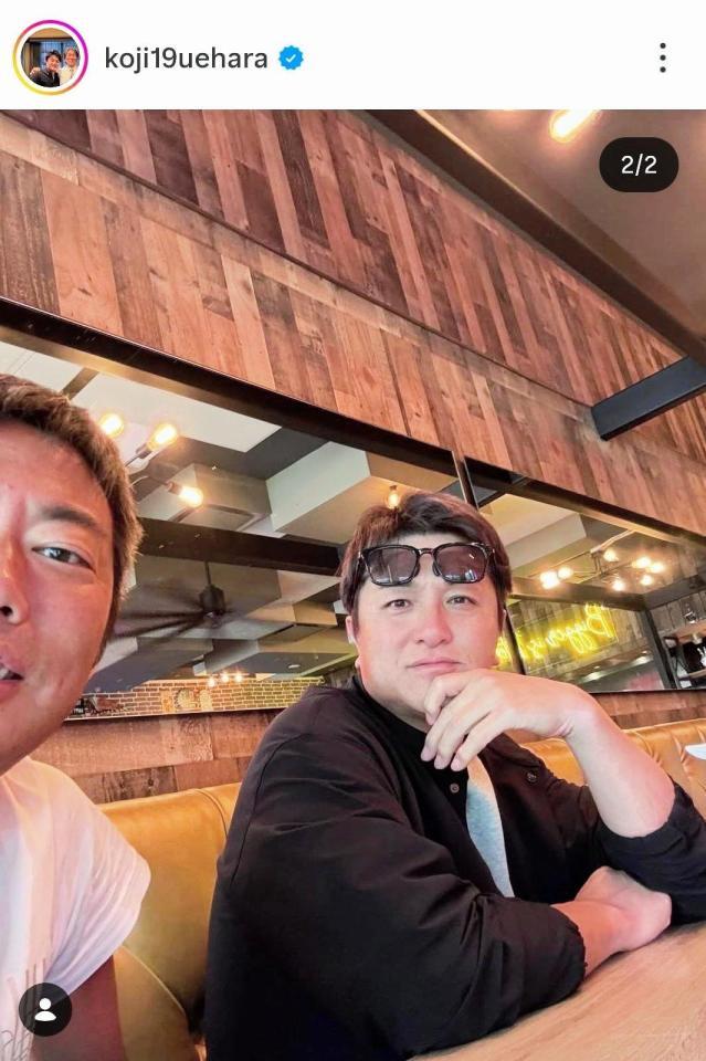 上原浩治氏のインスタグラム（＠ｋｏｊｉ１９ｕｅｈａｒａ）から