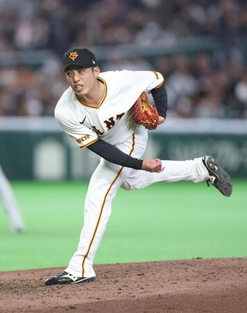 力投する赤星（撮影・石井剣太郎）