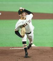 先発し力投する竹丸（撮影・石井剣太郎）