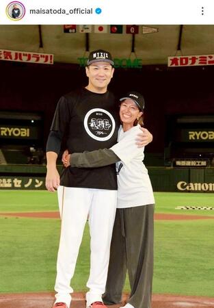 　里田まいのインスタグラム（ｍａｉｓａｔｏｄａ＿ｏｆｆｉｃｉａｌ）より