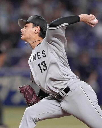 　20日の中日戦に先発した毛利