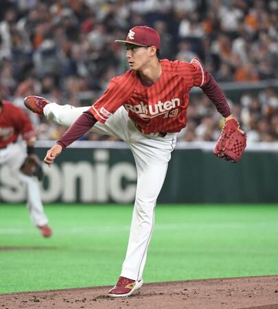 巨人打線に立ち向かう藤原（撮影・佐藤厚）