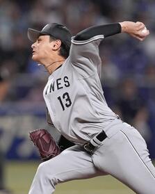 　20日の中日戦に先発した毛利