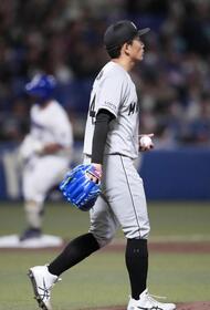 　２回、２ランを浴びた小島