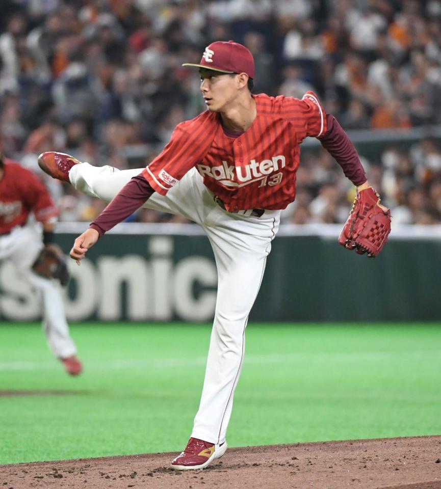 巨人打線に立ち向かう藤原（撮影・佐藤厚）