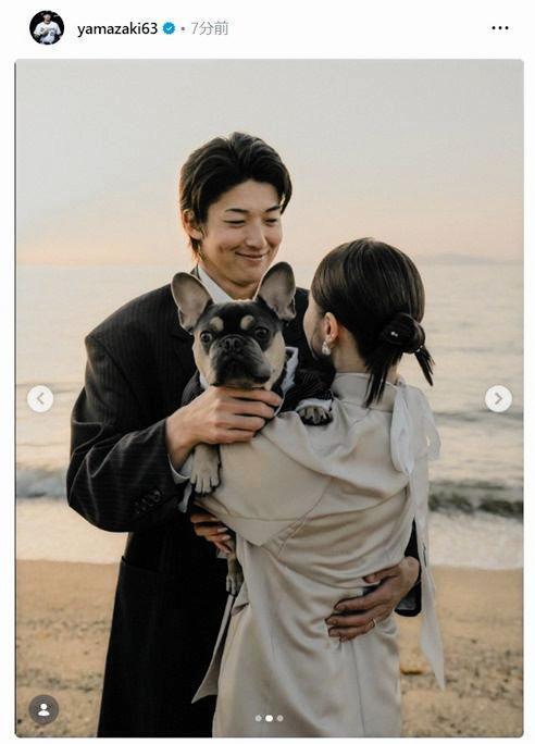 　山崎颯一郎のインスタグラム（ｙａｍａｚａｋｉ６３）より